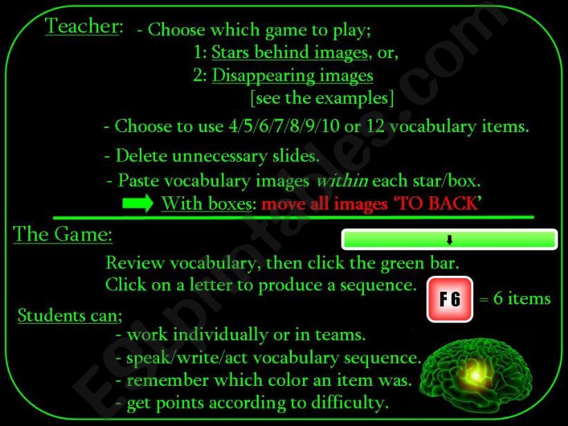 Classroom Items [Memorize!] -editable...